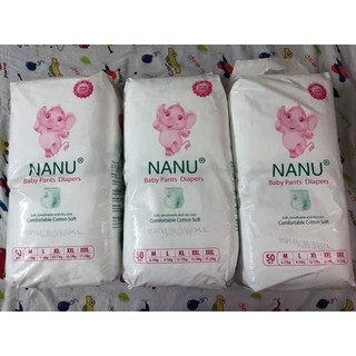 Bỉm tã quần Nanu s/m/l/xl/xxl/xxxl/ 100 miếng