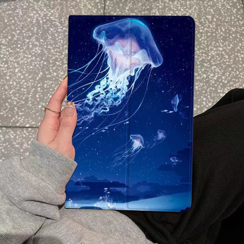 Ốp Máy Tính Bảng Hình Sứa Xinh Xắn Cho apple ipad mini 123456 Bao Da Máy Tính Bảng Cho ipad air 9.7inch 7.9inch 10.2inch 11inch Ốp