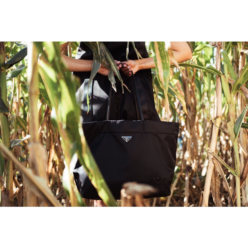 Túi PRADA RE-NYLON AND SAFFIANO leather tote bag❌