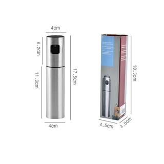 Bình xịt dầu ăn chai inox 100ml bình xịt tiện lợi cho các món nướng