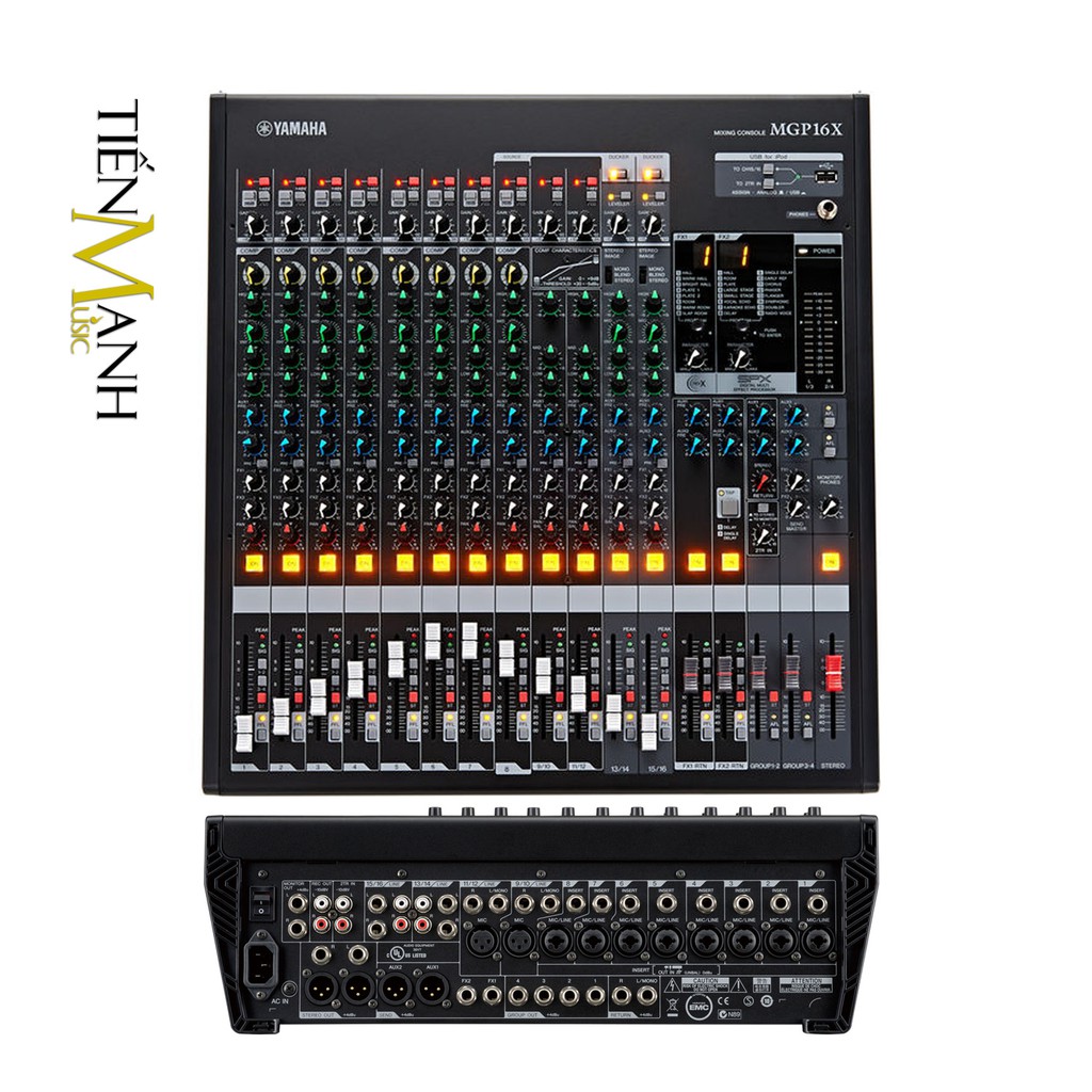 [Chính Hãng] Yamaha MGP16X Soundcard kiêm Bàn Trộn Mixer Interface Stereo Mixing Console Phòng Thu Studio Mix MGP16