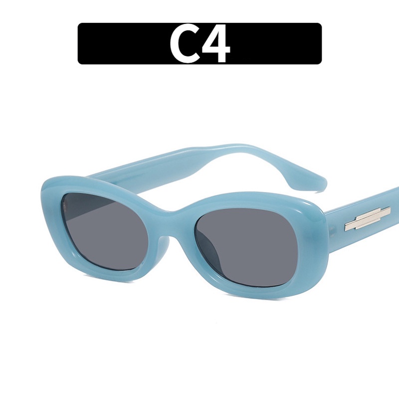 Kính Mát Gọng Vuông Nhỏ Phong Cách Hip Hop Thời Trang Cho Nữ