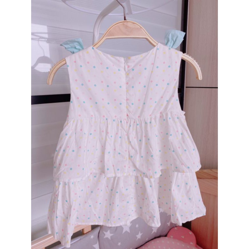 Váy bé gái chấm bi