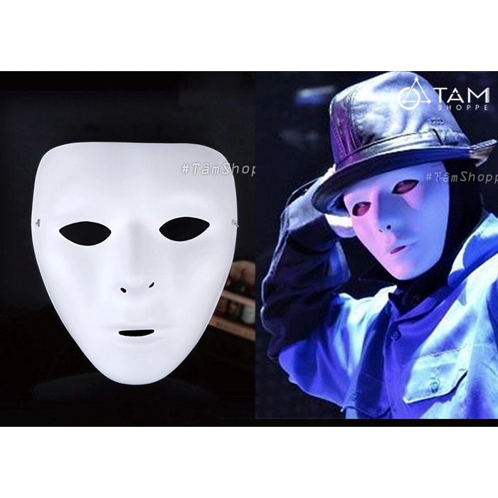 Mặt nạ Jabbawockeez Hiphop Trắng HLW-MN-82