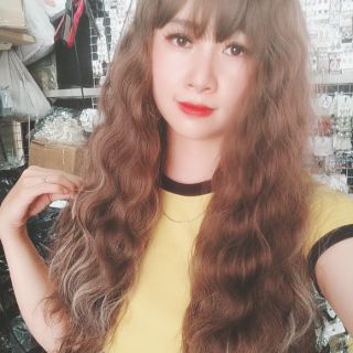 Tóc nguyên đầu xù line hót