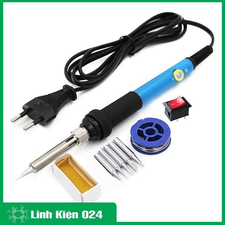 Combo tay hàn nhiệt TQ936 + 5 đầu hàn + 1 thiếc + 1 nhựa thông + 1 công tắc