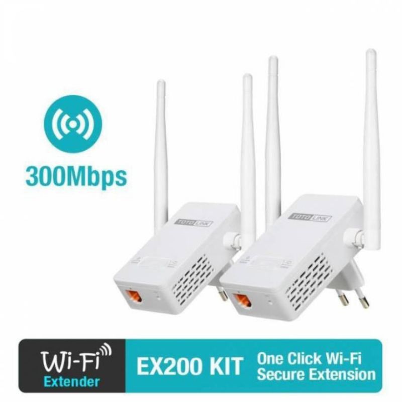 Bộ Kích Sóng Wifi Totolink Ex200 Repeater 300Mbps - Sản Phẩm Chính Hãng Bảo Hành 24 Tháng