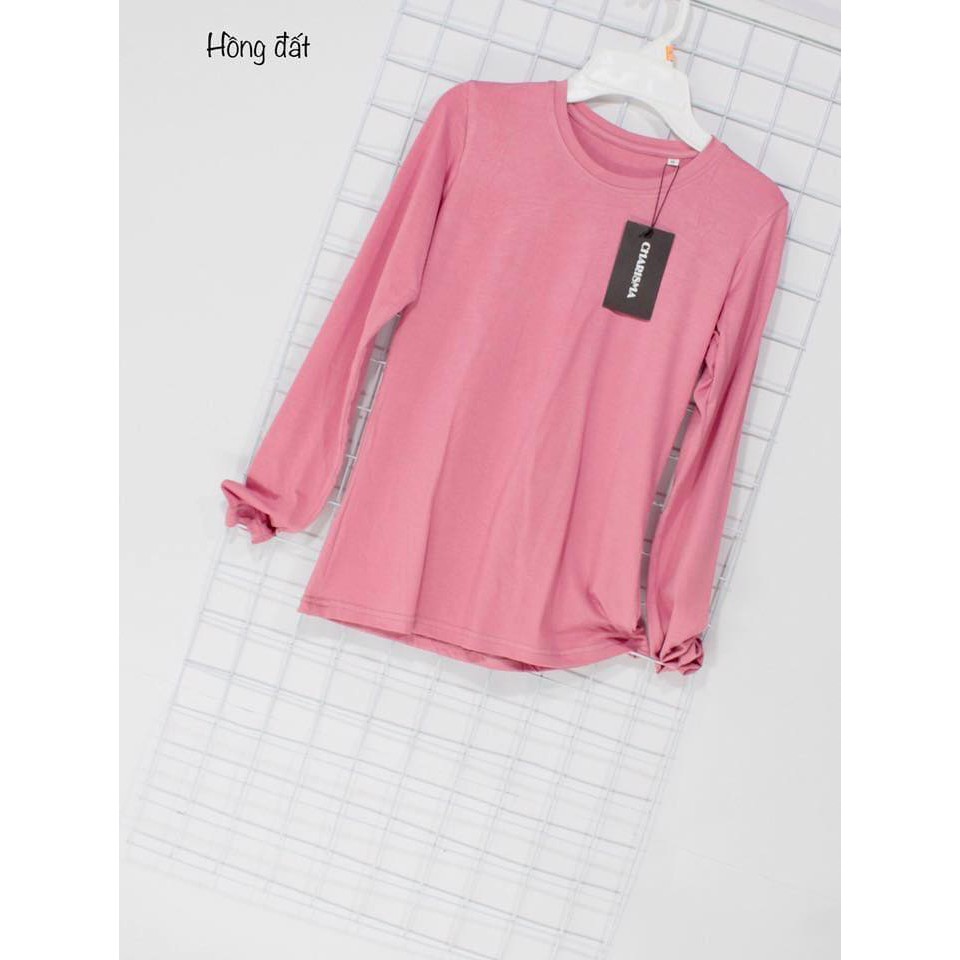 Áo thun Tay dài chất borip giày mịn