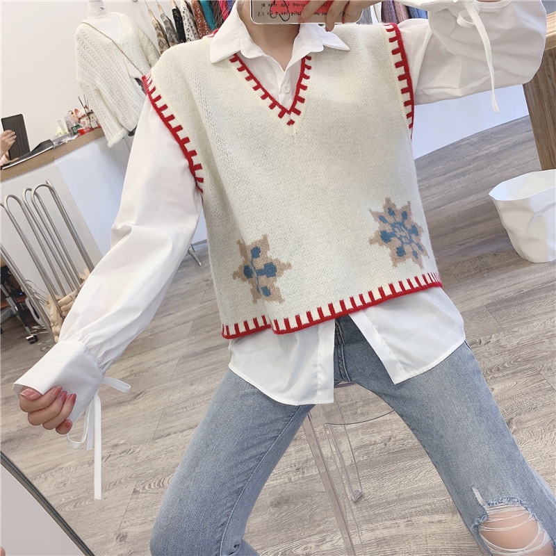 Áo khoác nữ cộc tay cổ bẻ form dài rộng thời trang Hàn