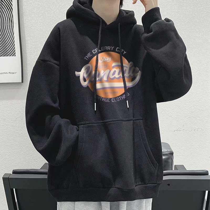Áo hoodie thiết kế hợp thời trang Âu Mỹ năng động cho nam size M-8XL với 5 màu tùy chọn