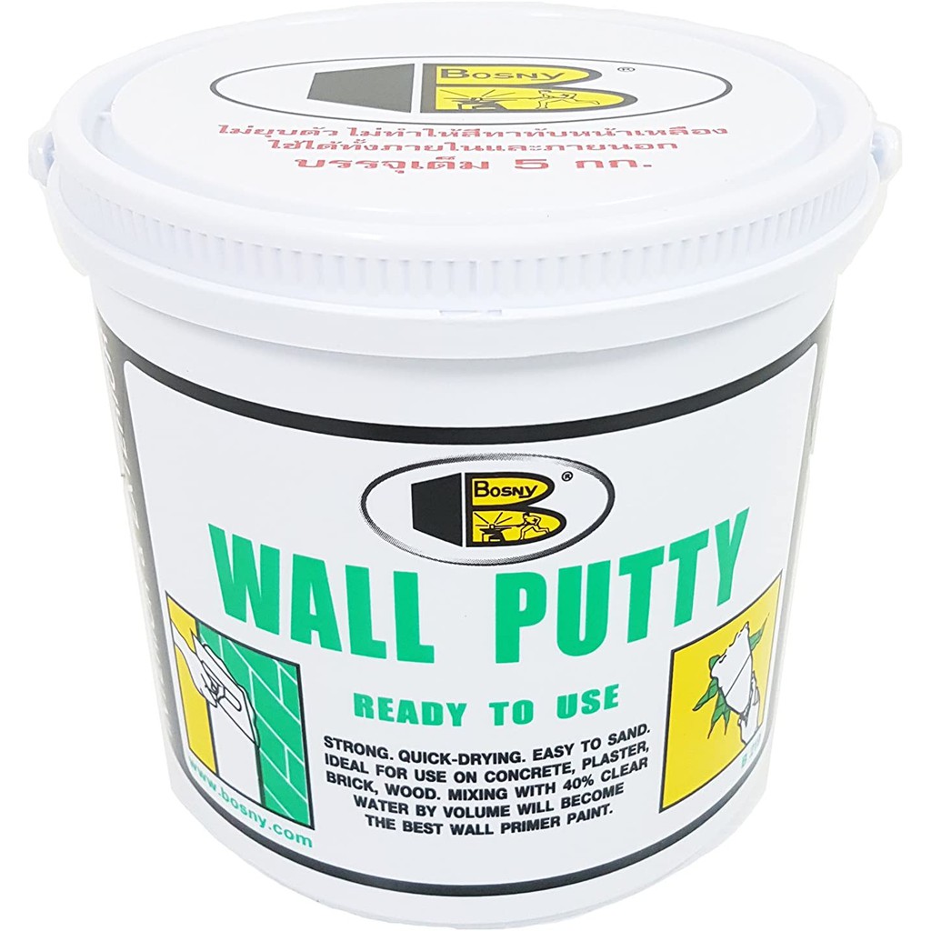 Bột trét tường Wall Putty B219 Bosny - Nhập khẩu Thái Lan