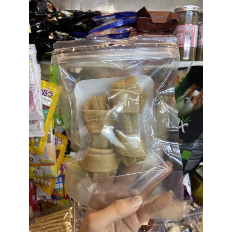 xương Da bò Tài Hưng Thịnh các loại (vị bò, vị gà,sữa) dành cho chó