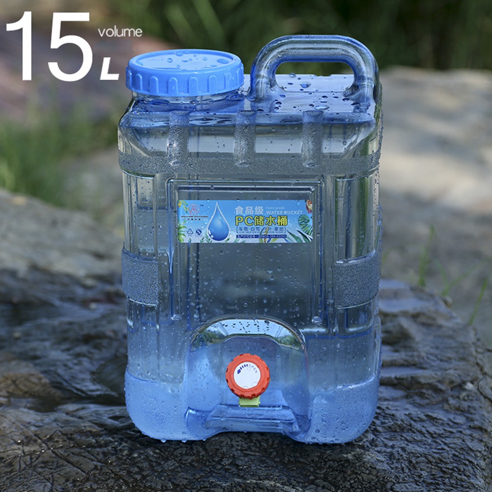 Thùng nhựa đựng nước dung tích 15/20L tiện dụng cho các chuyến dã ngoại/cắm trại