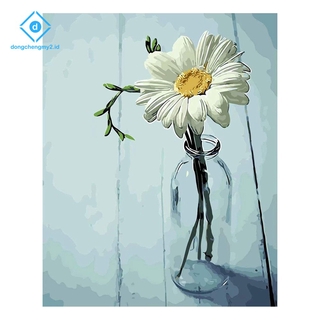 Tranh Sơn Dầu Hình Hoa Cúc 16inch X 20inch (Không Khung) N6Vn