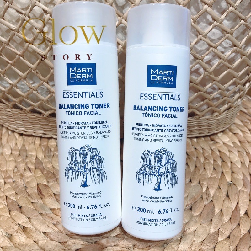 MartiDerm Essentials Balancing Toner-Nước Cân Bằng Làm Sạch Chứa BHA & Prebiotics