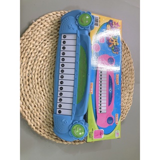 Đồ chơi đàn piano vui nhộn dành cho bé ( Mẫu đàn xanh mặt cười)