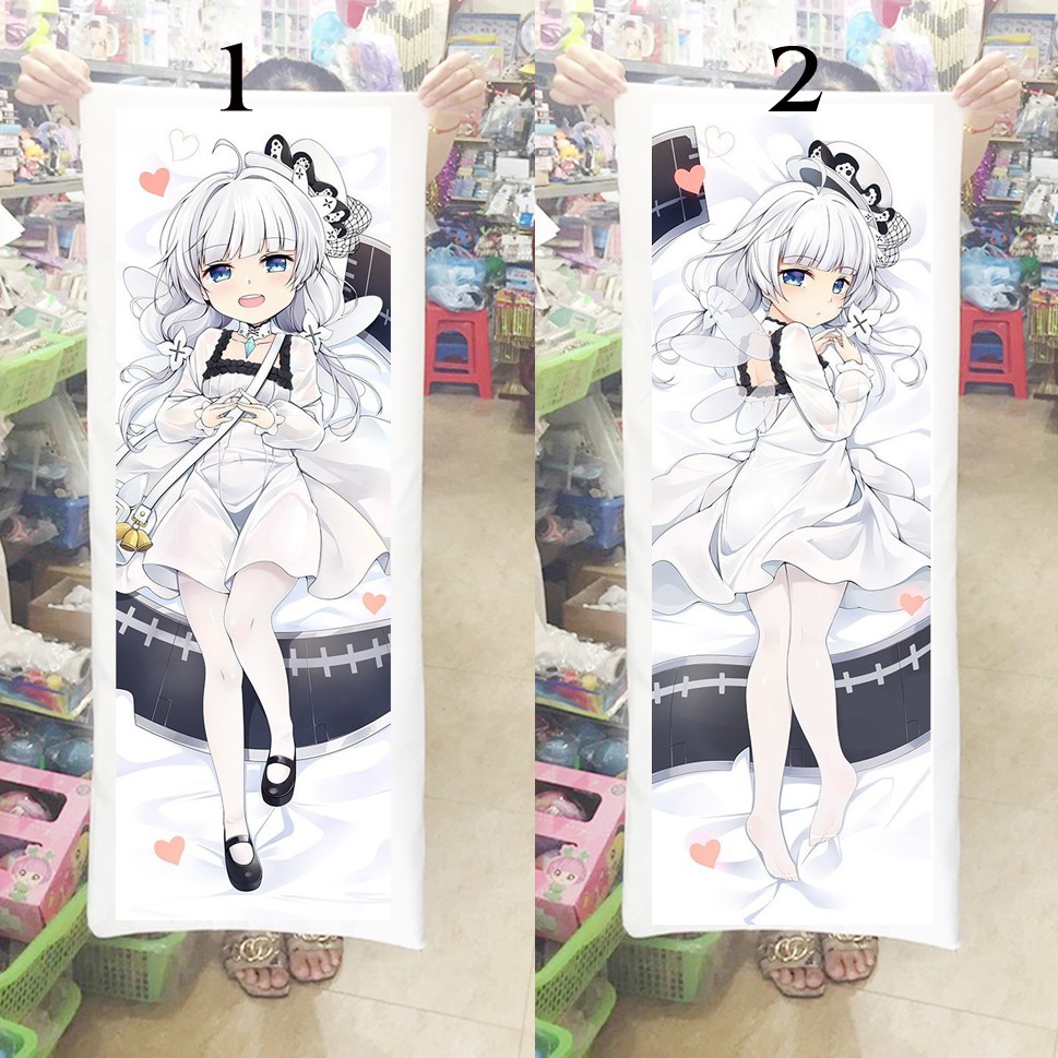 Gối ôm dài Little Azur Lane 1m x 40cm (Tặng 1 poster hoặc 1 huy hiệu)