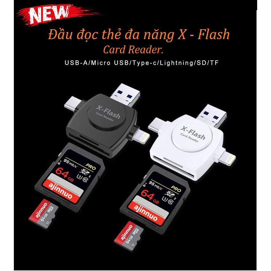 Đầu đọc thẻ đa năng X - Flash Card Reader.