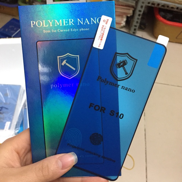 Dán Polymer nano Galaxy S10 có cảm biến vân tay