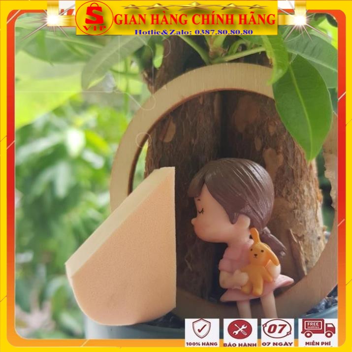 [ HÀNG XỊN - FreeShip ] Sét 8 Miếng Bông Mút Trang điểm Có Hộp Sidumi Hàn Quốc/ Mút Trang điểm Tam Giác đánh Kem Nền