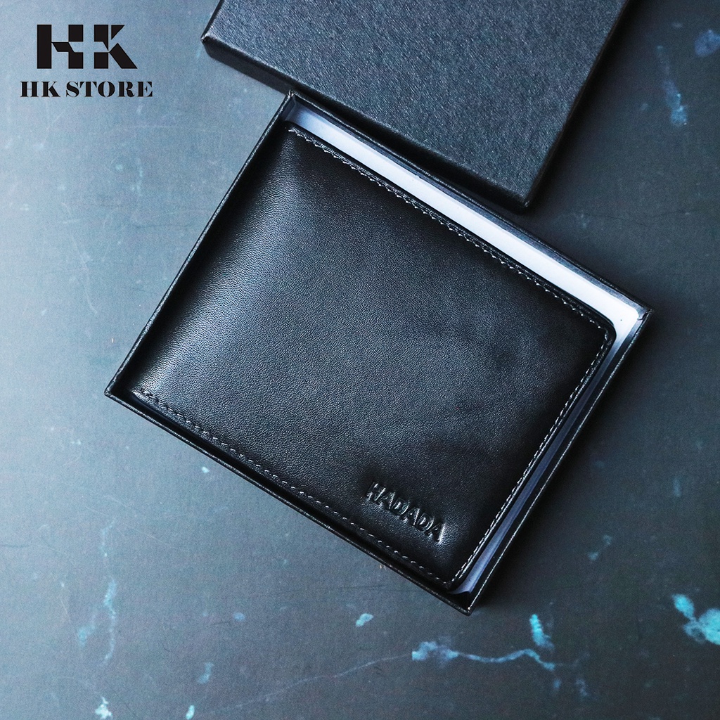 Ví nam - bóp nam da bò thật 100% 💝 HK STORE 💝 da bò cao cấp phù hợp mọi lứa tuổi nhiều ngăn vô cùng tiện lợi.
