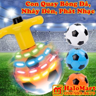 Con Quay Bóng Đá, Có Đèn, Phát Nhạc - Giao Màu Ngẫu Nhiên