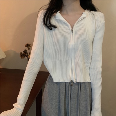 Áo nữ dệt kim tay dài đơn giản thời trang
