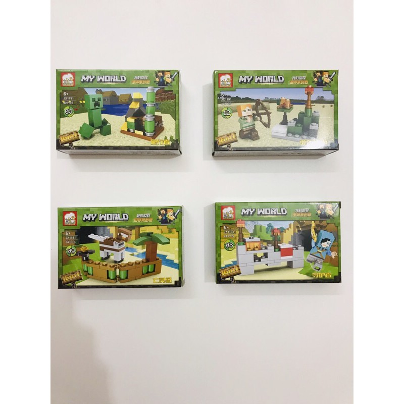 Hộp Minifigures Minecraft Mô Hình Các Nhân Vật My World PRCK63029
