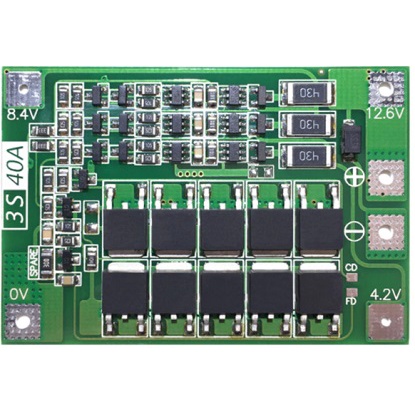 Mạch pin 3s 12V sạc xả cân bằng 40-60A bảo vệ pin lithium-ion, dùng cho pin 18650,21700 và các loại pin lithium khác