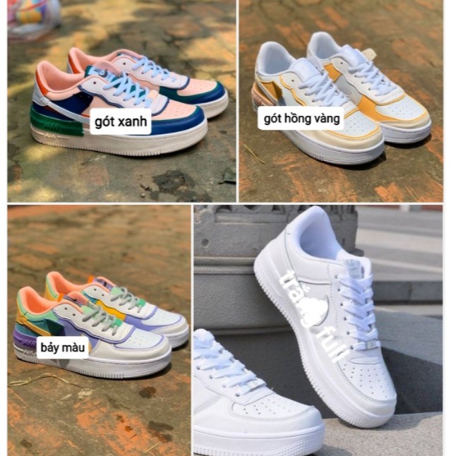 [Sale -Ảnh Thật] giày air force 1 trắng Nam Nữ