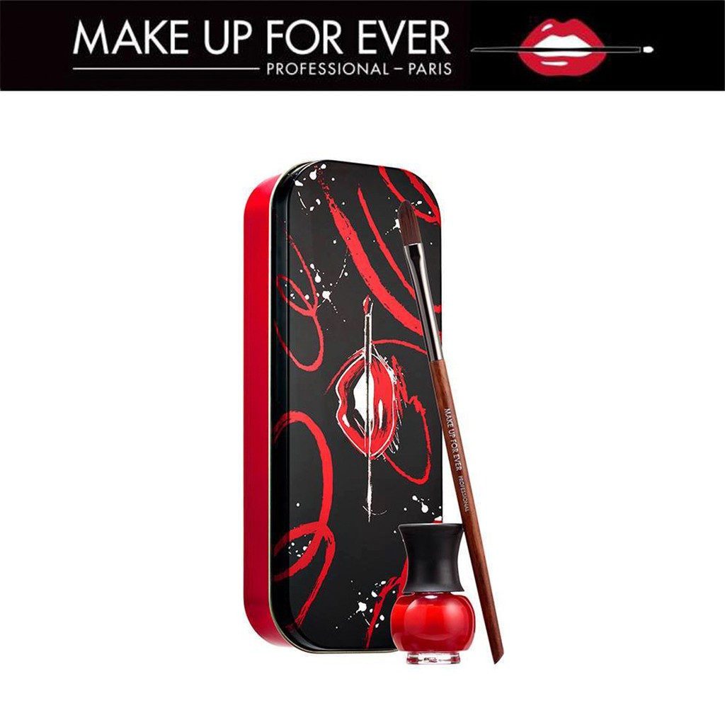 [Mã FMCGM100 - 10% đơn 500K] Make Up For Ever - Bộ bút cọ vẽ son Artistic Lip Ink Matte Lip Ink 4.5ml