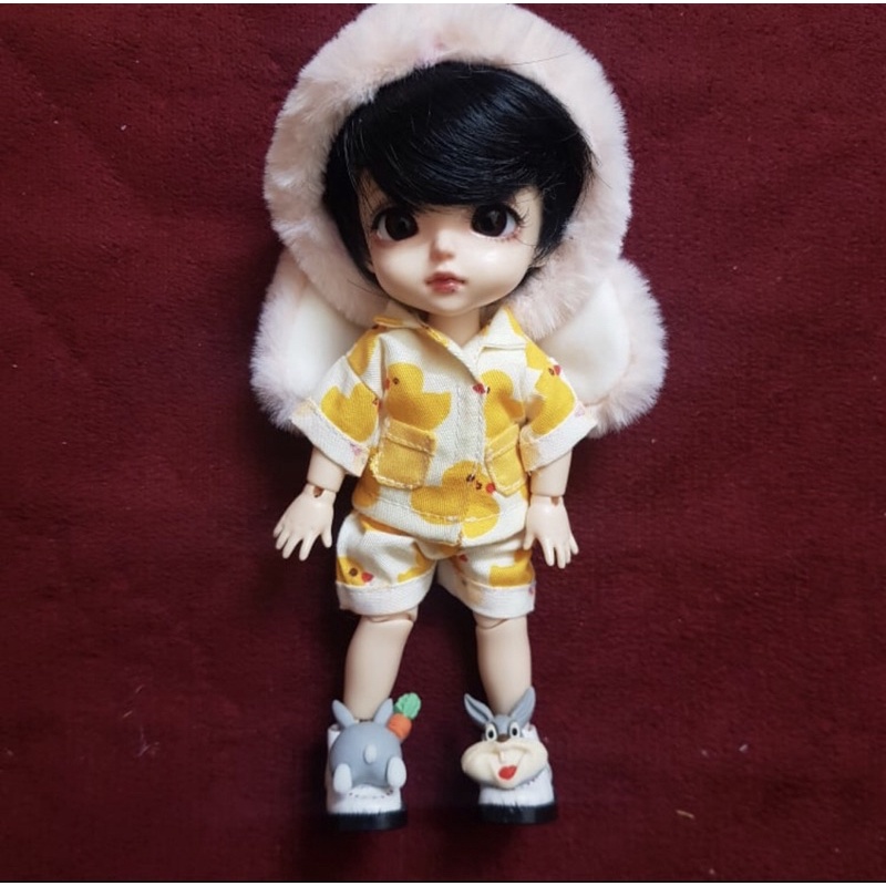 Bộ quần áo ngủ  cho búp bê 1/8 ob11