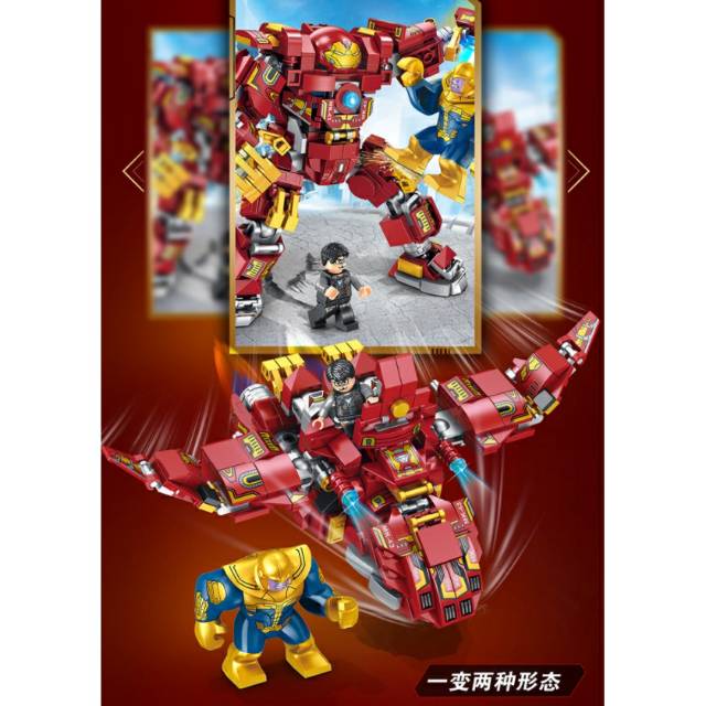 Đồ Chơi Lego Siêu Anh Hùng Marvel Avenger 2002 Endgame Civil Infinity War Ironman