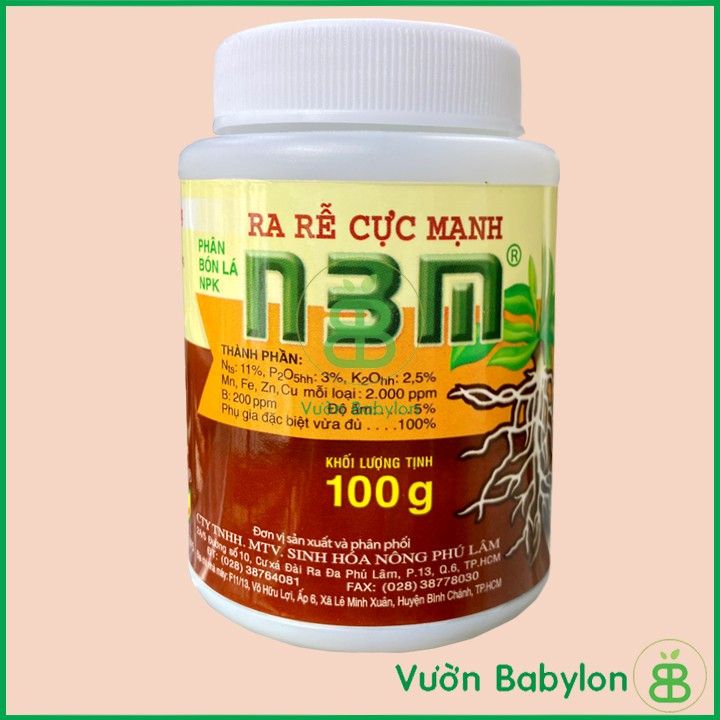 Thuốc Kích Rễ N3M 100Gr Kích Rễ, Bón Lá