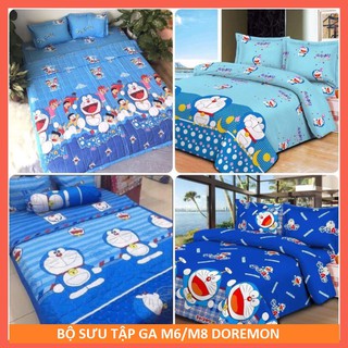 Ga trải giường poly cotton 1m6 doremon