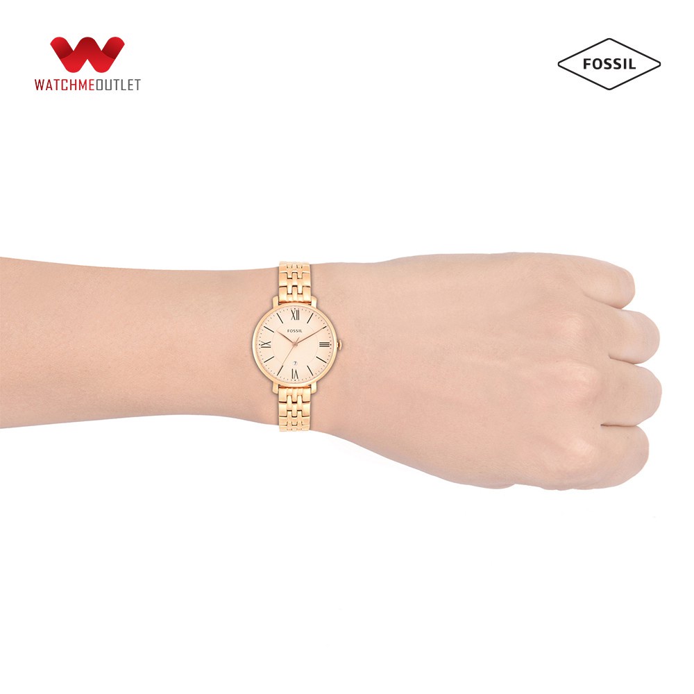 [ ĐẶC BIỆT 18-29.07 - VOUCHER 10%] - Đồng hồ Nữ Fossil dây kim loại ES3435