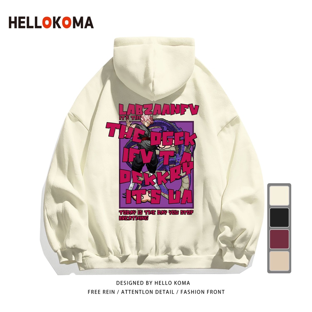 Áo Hoodie Mỏng Dáng Rộng In Họa Tiết Hoạt Hình Phong Cách Mỹ Cổ Điển Thời Trang Xuân Thu Cho Nam Và Nữ