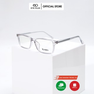 Gọng kính cận nam nữ EYE PLUS dáng vuông to phối viền càng kính CC1-BL-20067