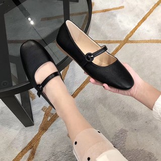 Giày búp bê quai ngang dáng bale da mềm cao cấp