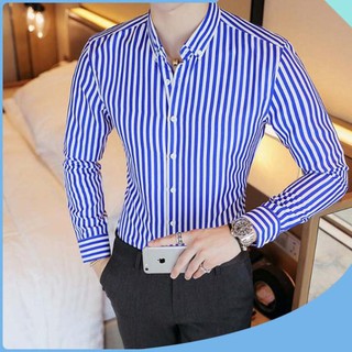 Áo sơ mi - Áo sơ mi nam đẹp - Chất liệu lụa mềm mịn, thoáng mát, kiểu dáng slimfit trẻ trung, thanh lịch, tôn dáng