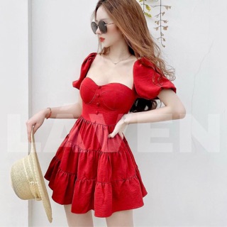 Đầm cúp nút bọc # bigsize 60=>90kg