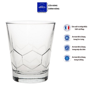 Bộ 6 ly D1075A Duralex - Hexagone trong Clear 350ml Thủy tinh cường lực cao cấp Pháp