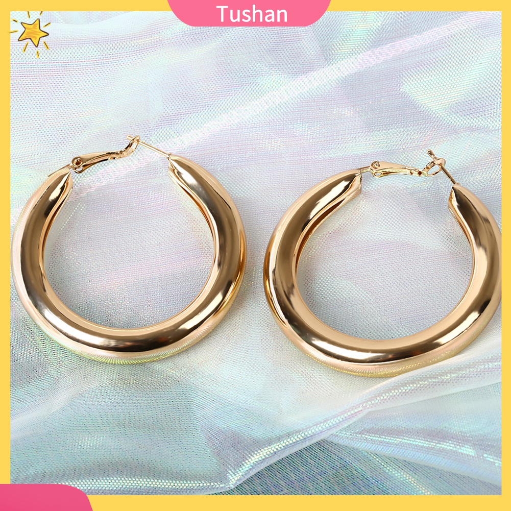 Khuyên Tai Nữ Hình Tròn Lớn Thời Trang