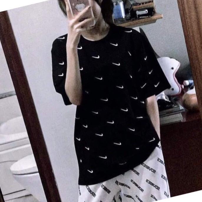 Áo thun tay lỡ ni vảy dáng rộng unisex trẻ trung năng động/ Áo cộc tay nam nữ phom thụng ulzzang_Moonunisex | BigBuy360 - bigbuy360.vn