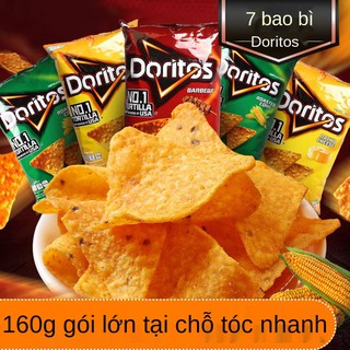 ☽✷❡3 túi Doritos vị ngô phô mai siêu dày 150g khoai tây chiên nhập khẩu vị bánh snack vị thịt nướng Doritos