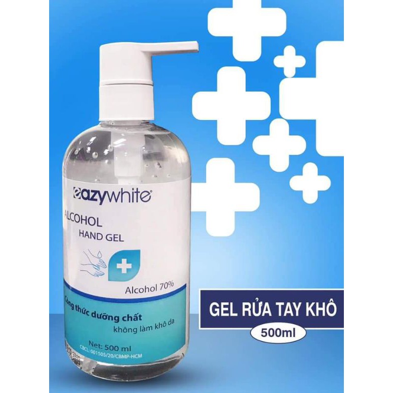 Gel rửa tay khô EAZYWHITE 500ml