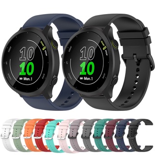Dây Đeo Thể Thao Bằng Silicone 20mm Cho Garmin Forerunner 158 55 245 245M 645 Vivoactive 3