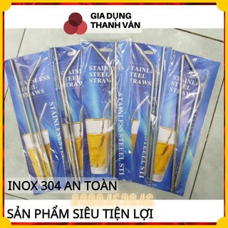 Set ống hút inox 304- 21.5*6cm