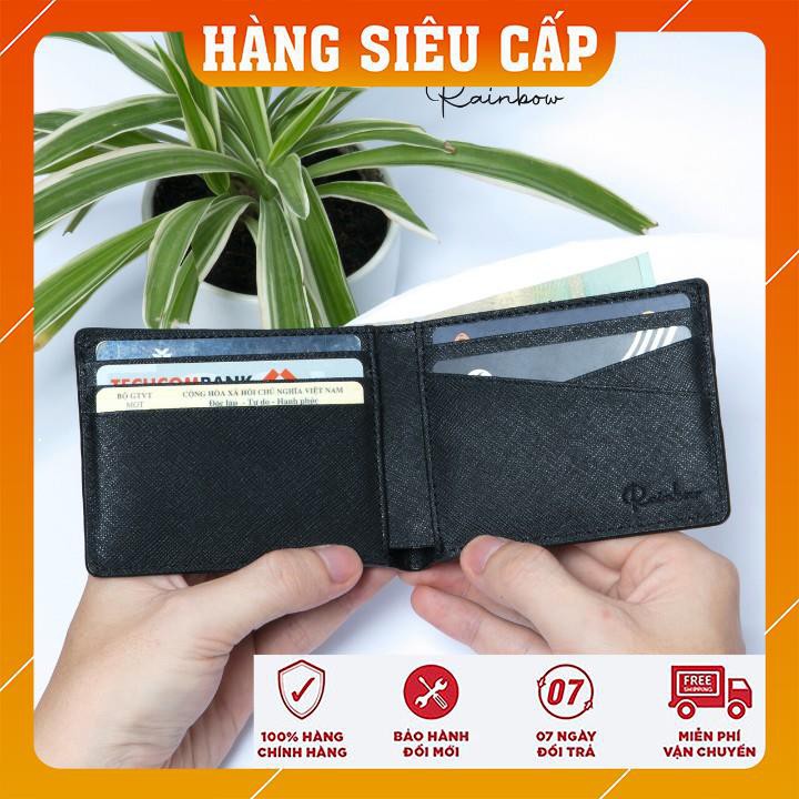 🌟 FREESHIP🌟DA THẬT 🌟 Ví da nam thời trang RBMLW 008A phong cách thanh lịch tối giản 11 ngăn chống trộm RFID MD10