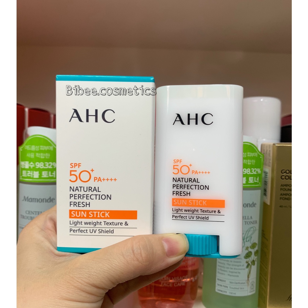 Kem Chống Nắng Dạng Thỏi AHC Natural Perfection Fresh Sun Stick mẫu mới